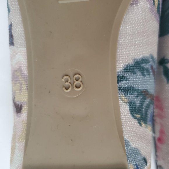 Cath Kidston Women's Floral Print Slip On Ballerina Ballet Flats Size 38/5 - Picture 7 of 8